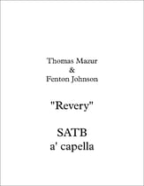 Revery SATB choral sheet music cover